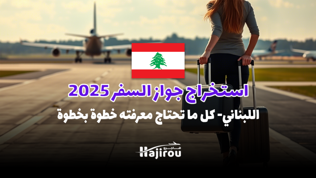 استخراج جواز السفر اللبناني 2025: كل ما تحتاج معرفته خطوة بخطوة