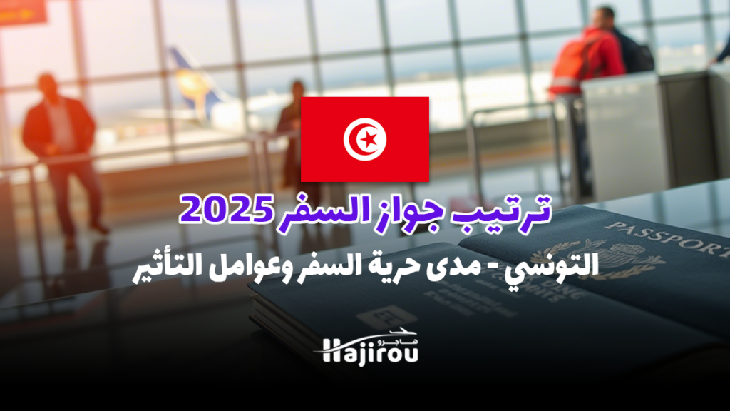 ترتيب جواز السفر التونسي 2025: مدى حرية السفر وعوامل التأثير