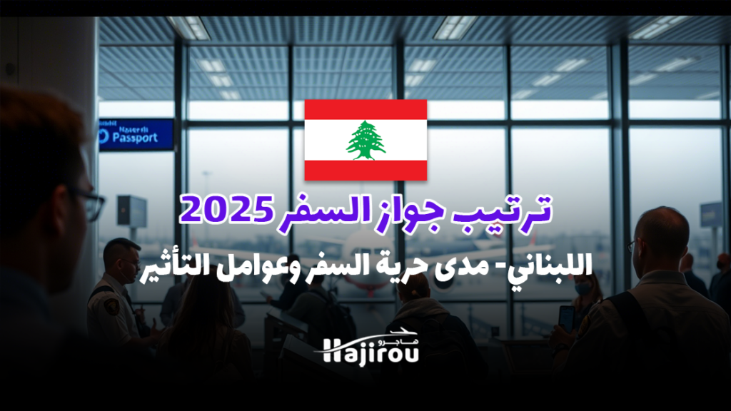 ترتيب جواز السفر اللبناني 2025: مدى حرية السفر وعوامل التأثير