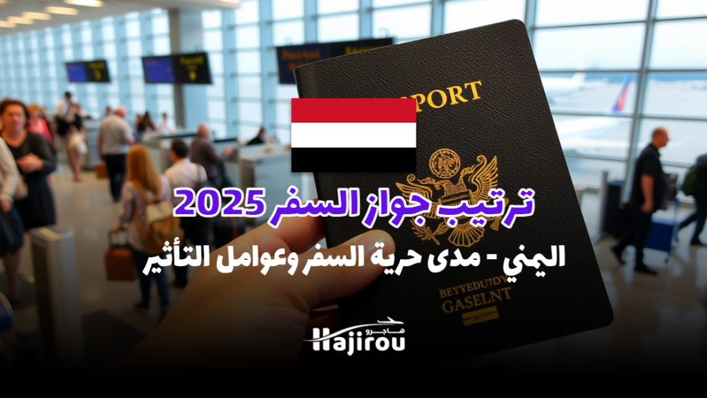 ترتيب جواز السفر اليمني 2025: مدى حرية السفر وعوامل التأثير