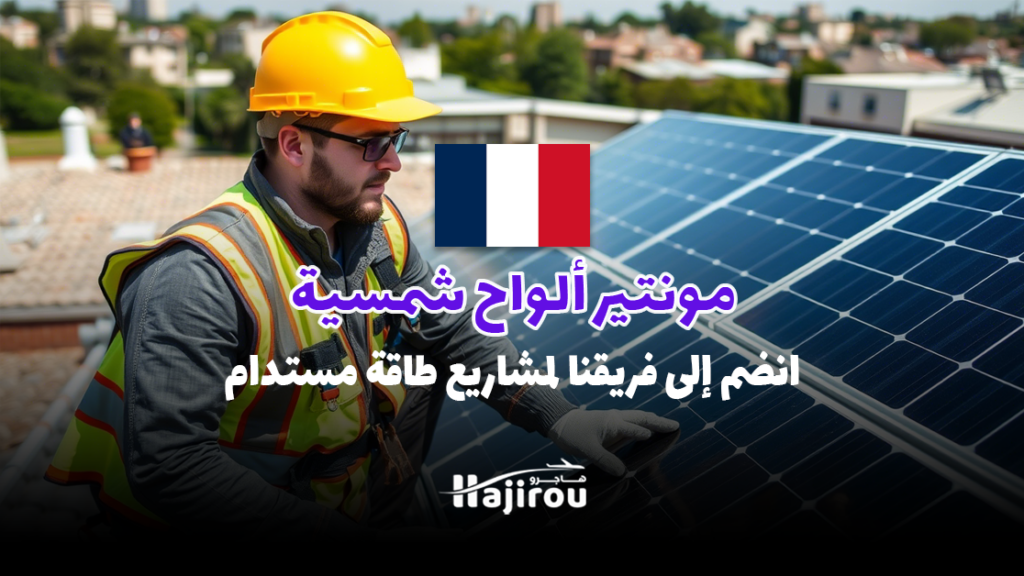 مونتير ألواح شمسية: انضم إلى فريقنا لمشاريع طاقة مستدامة في 2025