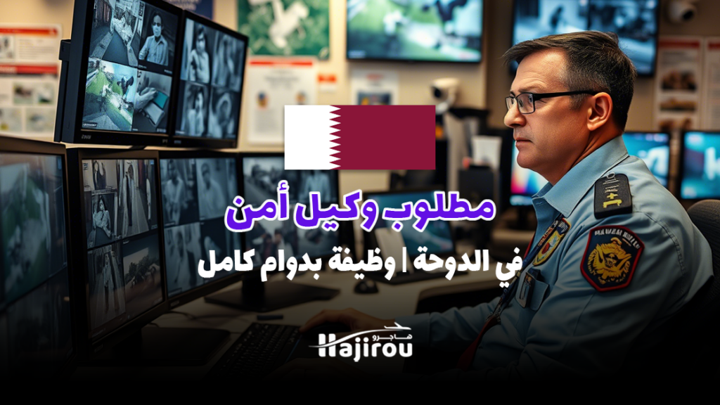 مطلوب وكيل أمن / مشغل كاميرات CCTV في الدوحة | وظيفة بدوام كامل